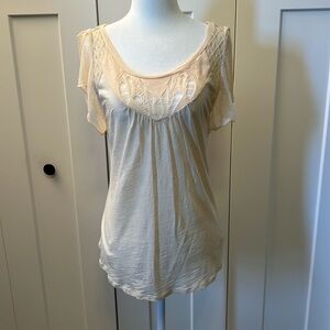 Anthropologie top, like new, beige
